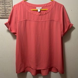 Salmon Loft brand blouse size m
